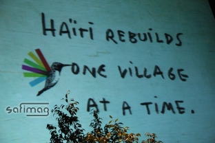 "Haïti rebuilds one village at a time."